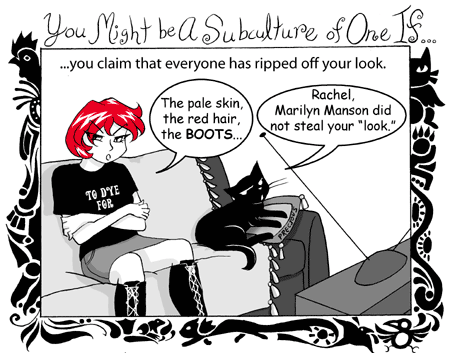 You Might Be a Subculture of One If... Comic Page 1