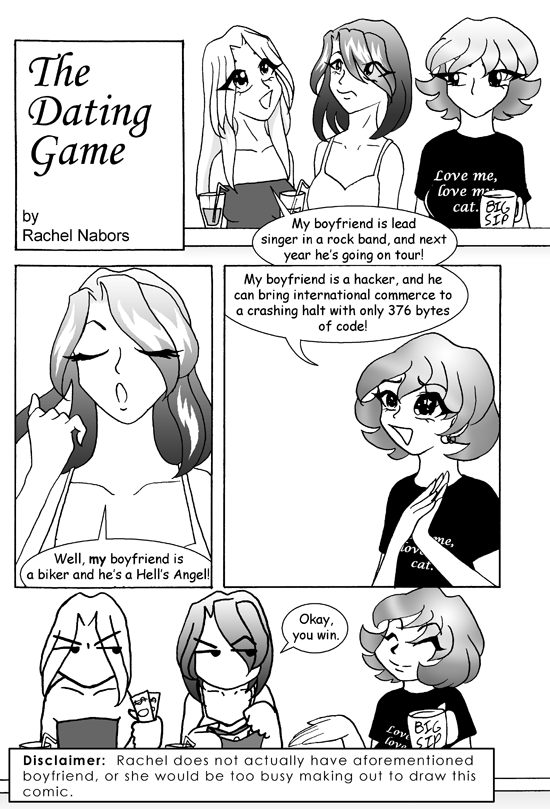 The Dating Game Comic, I