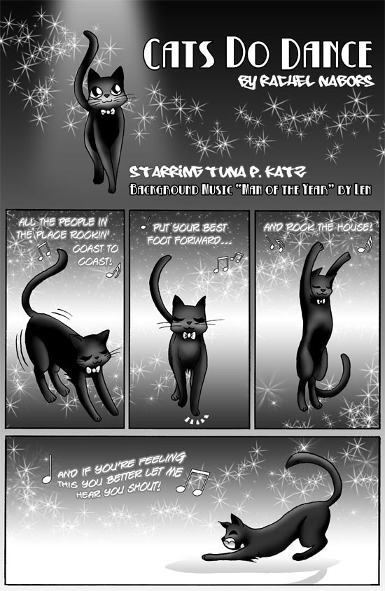 Cats Do Dance comic, Page 1