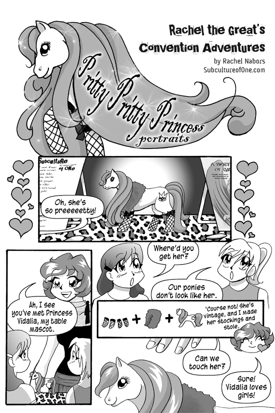 Rachel the Great's Convention Adventures: Pritty Pritty Princess Portraits, Page 1