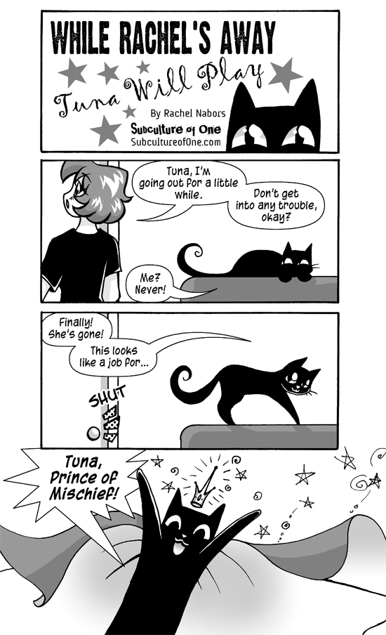 While Rachel's Away, Tuna Will Play, Page 1