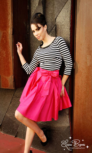 The Audrey Skirt in pink The Audrey Skirt in pink